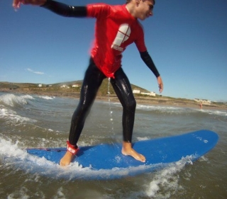 Getting up on the board.jpg